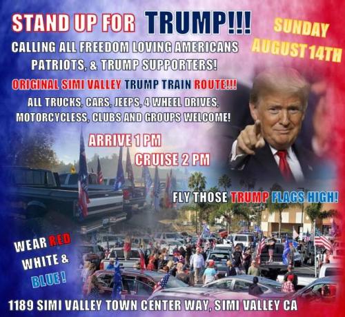 Simi Valley, California - Aug 14, 2022 - Rally