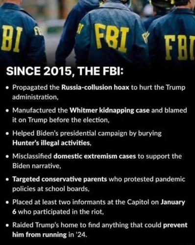 FBI SINCE 2015