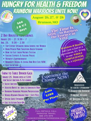 Branson. Missouri - June 26 - 28, 2022 - Freedom and Health