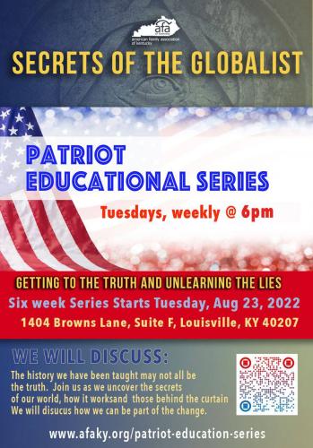 Louisville, Kentucky - Aug 23, 2022 - Secrets of the Globalist