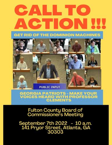 Atlanta, Georgia - Sep 7, 2022 - Call to Action