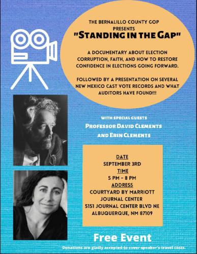 Albuquerque, New Mexico - Sep 3, 2022 - Standing in the Gap a Documentary Film