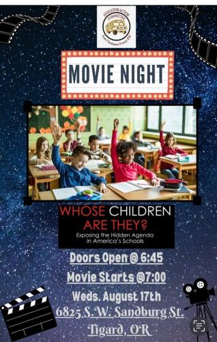 Tigard, Oregon - Aug 17, 2022 - Movie -  Whose Children Are They