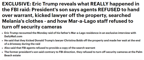 FBI Raid ETrump 1