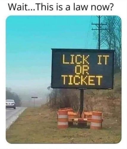 lick it or ticket