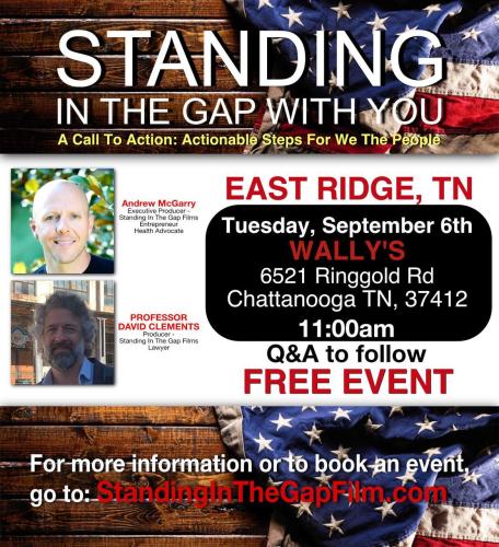 East Ridge, Tennessee - Sep 6, 2022 - Standing in the Gap with You