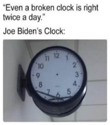 BIDEN'S CLOCK
