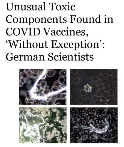 Unusual TOXIC COMPONENTS Found in ALL COVID Injections