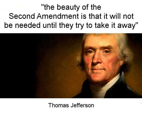 the beauty of the Second Amendment is that it will not be needed until they try to take it away