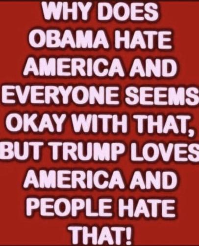 obama hate me