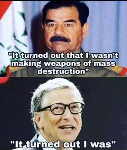 bill gates weapons mass destruction vax