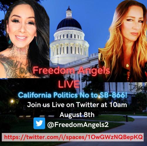 California - Aug 8, 2022 - Twitter Live - California Politics No on SB 866