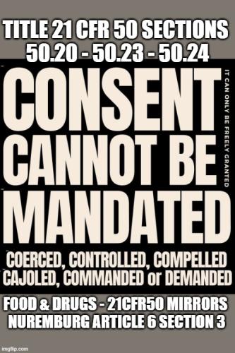 Consent 21CFR50