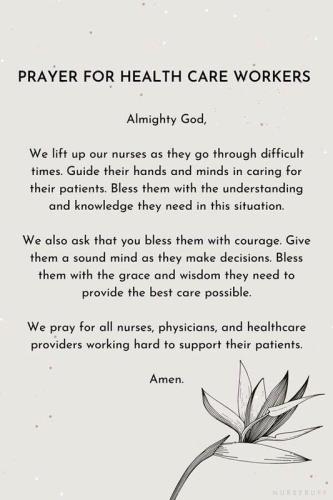 prayer for health work me