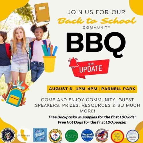 Whittier, California - Aug 6, 2022 - Back to School BBQ