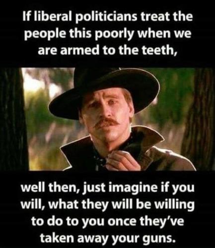 if the corrupt politicians treat people this poorly when we are armed to the teeth01