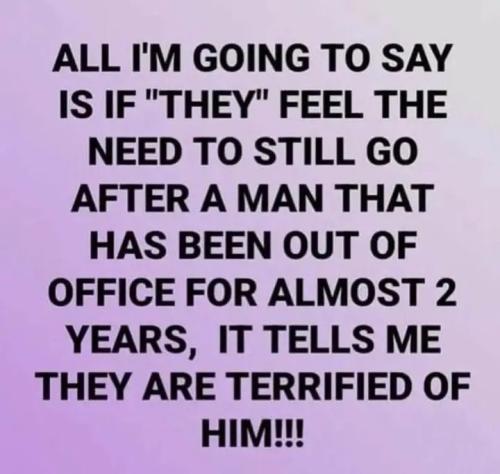 Trump Terrified Of 1