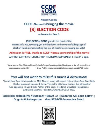 Fernandina Beach, Florida - Sep 1, 2022 - Selection Code