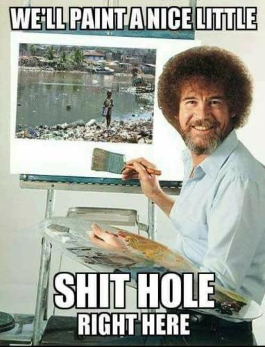 shithole painter artist