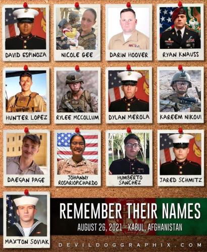 Remember their names (Afghanistan)