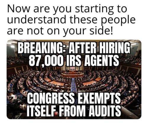 irs exempts congress