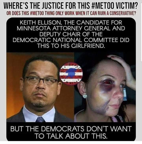 Keith Ellison did this to his girlfriend