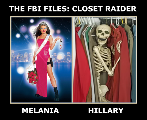 FBI Melania's Closet V Hillary's closet