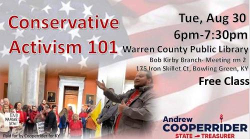 Bowling Green, Kentucky - Aug 30, 2022 - Conservative Activism 101