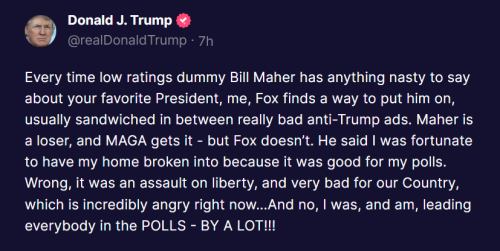 Trump Maher 1