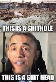 shithole vs shithead obama