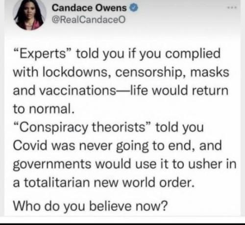 experts told you