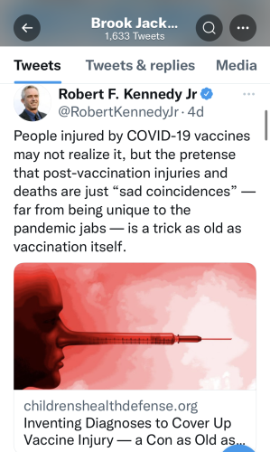 Always include quotation marks around “vaccine”