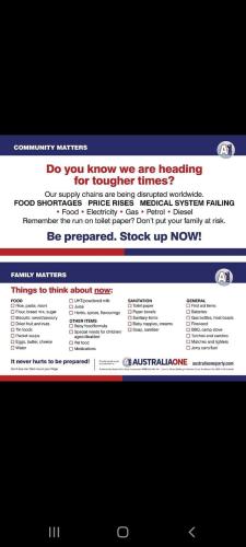 Be Prepared 1