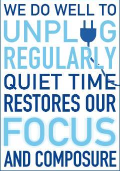 Leaders need to Unplug