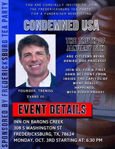 Fredericksburg, Texas - Oct 3, 2022 - Condemned USA