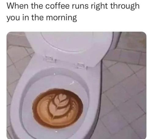 coffee toilet