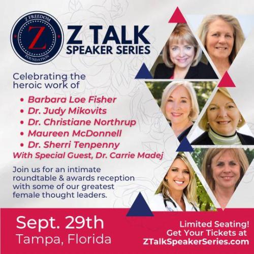 Tampa, Florida - Sep 29, 2022 - Z Talk Speaker Series