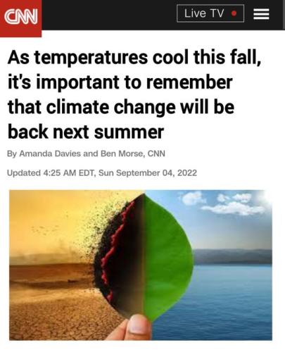 climate chage will return