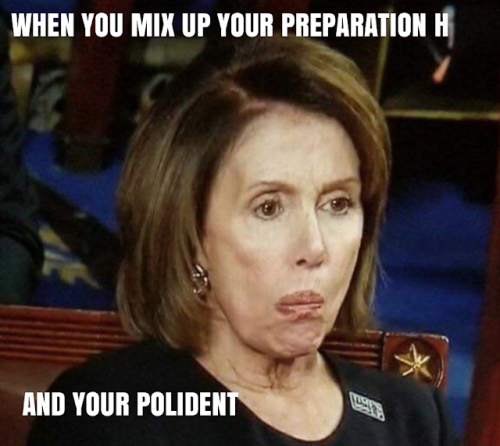 pelosi-well, she does often talk out of her ass