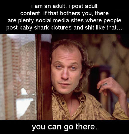 i post adult shit