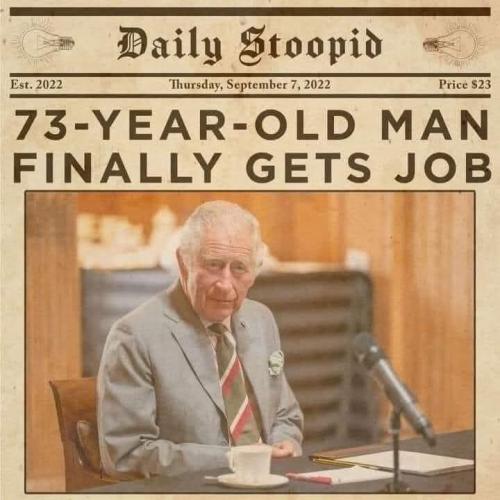 73 year old man finally gets a job