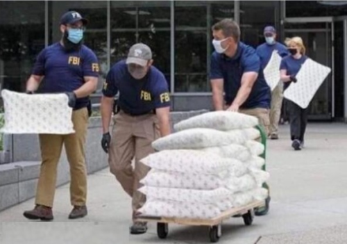 FBI confiscating pillows