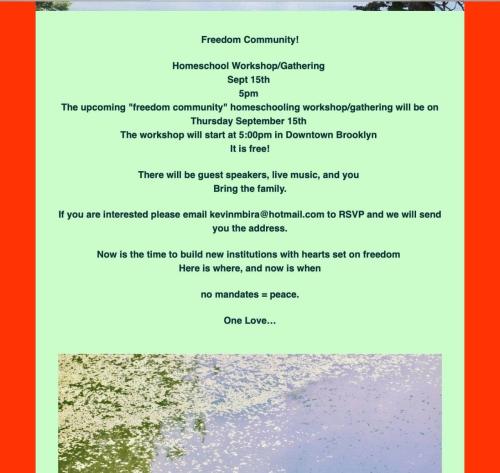 Brooklyn, New York - Sep 15, 2022 - Homeschool Workshop