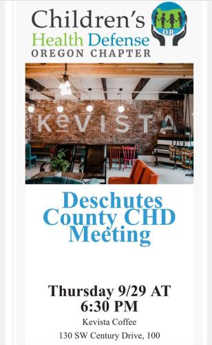Deschutes County, Oregon - Sep 29, 2022 - CHD Chapter Meeting