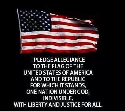 pledge to flag 158