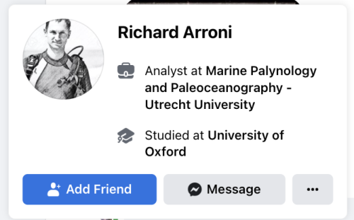 Richard Arroni FBFreak marine biologist deep dive Screen Shot 2022-09-03 at 9.24.02 AM