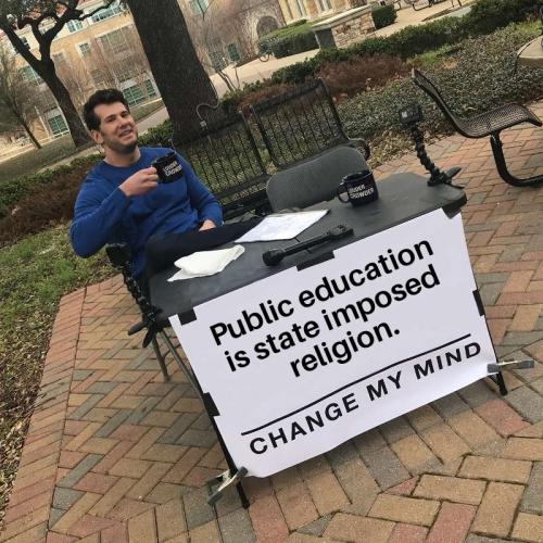 Change My Mind 27092022091450stateimposedreligion