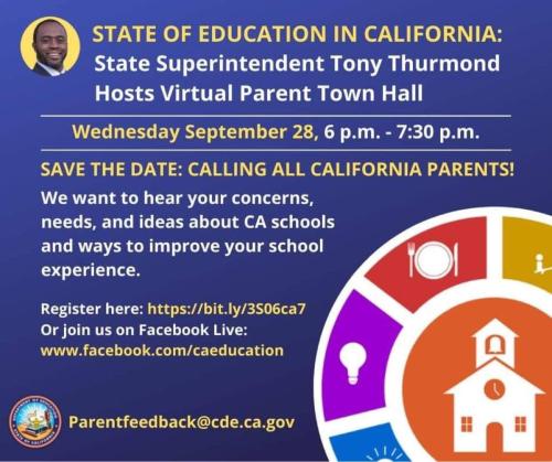 California - Online Event - Sep 28, 2022 - State of Education in California