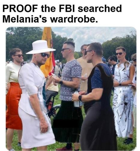 PROOF the FBI searched Melania's wardrobe