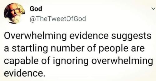 Ignorning Evidence 1